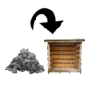 '24-'25 Season MIXED HARWOOD Split Logs - Delivered Then Stacked